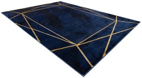 Koberec EMERALD exkluzívny 1022 glamour, styl geometrický granátový / zlatý