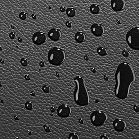 Kozmetická stolička s opierkou, čierna