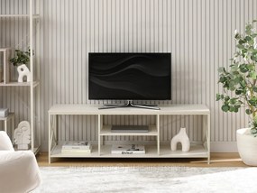 TV stolík/skrinka Jabalinas (krémová). Akcia -37%. Vlastná spoľahlivá doprava až k Vám domov. 1137066