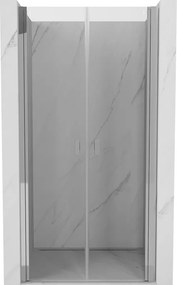 Mexen MIST, 2-krídlové sprchové dvere (d+d) 75x200 cm, 6mm číre sklo, chrómový profil, 8A7-075-000-01-00