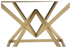 Stolička v čierno-zlatej farbe Mauro Ferretti Piramid