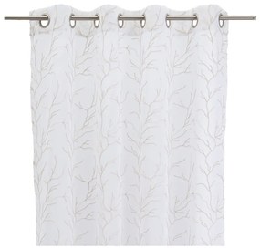 Bielo-béžová záclona 140x260 cm Coral – Casa Selección