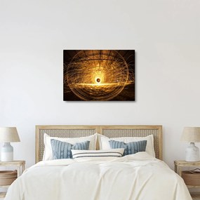 Obraz svietiaceho disku (70x50 cm)