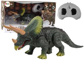 Lean Toys Dinosaurus Triceratops na diaľkové ovládanie
