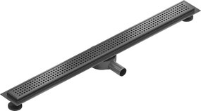 Mexen Flat 360° M08 sprchový žľab 80 cm, brúsený grafit, 1E25080-40