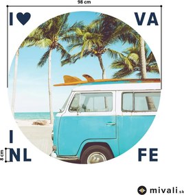 Samolepky na stenu - Van s nápisom