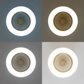 Brilagi - LED Stmievateľné svietidlo s ventilátorom AURA LED/38W/230V zlatá + DO