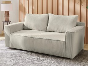 Rozkladacia pohovka Ron, šedo-béžová štruktúrovaná látka