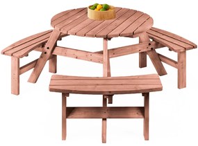 6 miestny piknikový stôl