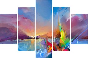 Obraz - Západ slnka (150x105 cm)