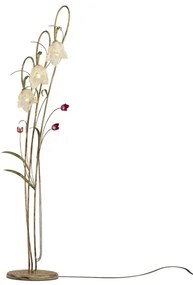 Stojacia lampa TULIPANO 3xE14/40W/230V muránske sklo