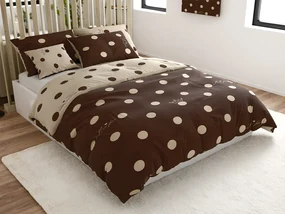 Bavlnené obliečky CROWN BLEND krémovo-hnedé Rozmer obliečky: 70 x 90 cm | 140 x 200 cm