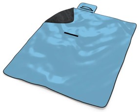 Sablio Plážová deka Svetlomodrá: 200x140 cm