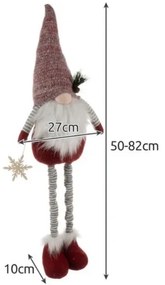 Vianočný škriatok trpaslík teleskopický 82cm Ruhhy 22315