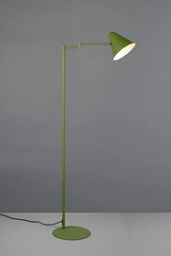 Zelená stojacia lampa s ohýbateľnou konštrukciou (výška 126,5 cm) Cosima – Trio