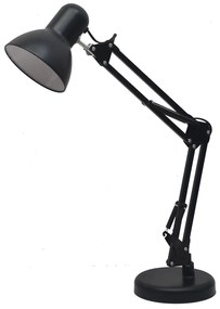 Stolná lampa Nexa, 1x čierne kovové tienidlo, b