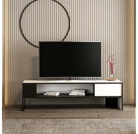 TV stolík/skrinka Bumemu 2 (biela + čierna) . Akcia -19%. Vlastná spoľahlivá doprava až k Vám domov. 1095621