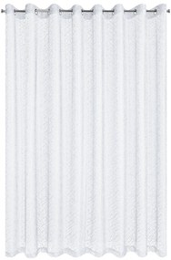 ZÁCLONA NA KRÚŽKOCH AMANDA 300X250 CM BIELA