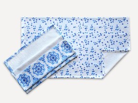 KUCHYNSKÉ UTIERKY MS HOME OCEAN BLUE SADA 2 KS 38X60 CM VZOROVANÉ