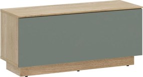 XXXLutz NÍZKA KOMODA, farba duba, šalviovozelená, 80/37,6/35 cm Livetastic - TV nábytok - 001803085504