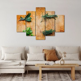 Obraz - Bylinky (150x105 cm)