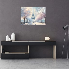 Obraz - Maľba z Paríža (70x50 cm)