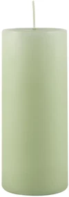 Zelená stĺpová sviečka LIGHT GREEN 15 cm