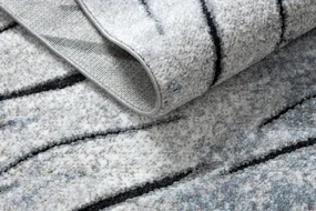 Koberec COZY 8874 Timber sivý/nebeský