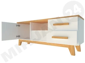TV stolík Kostello K05, Farby: borovica andersen / dub nash