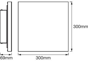 Ledvance - LED Stmievateľné stropné svietidlo SMART+ FRAMELESS LED/20W/230V Wi-Fi