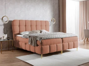 Manželská kontinentálna posteľ Tiloni, Rozmer postele: 180x200, Dostupné poťahy: Freya 210.32