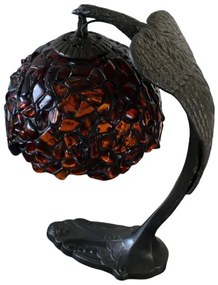 Jantárová lampa Tiffany 48*22Ø AMBER