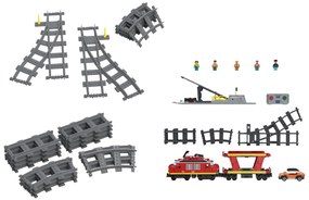 Playtive Clippys Stavebnica železnica + Koľajnice + Výhybky  (800008044)