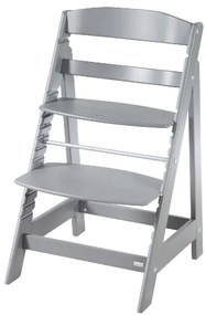roba Detská drevená vysoká jedálenská stolička Sit Up (sivá/flex)  (100306933)