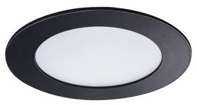 Kanlux 33562 - LED Kúpeľňové podhľadové svietidlo ROUNDA LED/6W/230V IP44 čierna