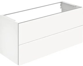 Kúpeľňová skrinka pod umývadlo KEUCO X-Line lesklá biela 120 x 60,5 x 49 cm 33183300000
