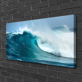 Obraz na plátne Vlny krajina 125x50 cm