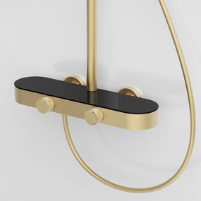 Rea Creo, sprchový set s funkciou bidetovej spŕšky, zlatá matná, REA-P0361