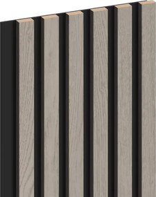Mexen Lam-B, akustické stenové lamely 275 × 30 cm, HDF doska 4 mm, technická dyha, dub popolavý, S100-275307-3015-005