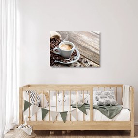 Sklenený obraz - Espresso (70x50 cm)