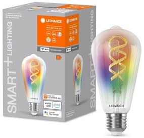 Ledvance LED RGBW Stmievateľná žiarovka SMART+ E27/4,8W/230V 2700-6500K Wi-Fi - Ledvance P225563