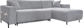 XXXLutz ROHOVÁ SEDAČKA, textil, svetlosivá MID.YOU - Sedačky - 001454003102