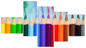 Obraz farebných pasteliek