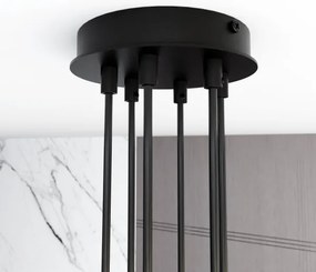 Luster na lanku MODUS 6xGX53/10W/230V čierna