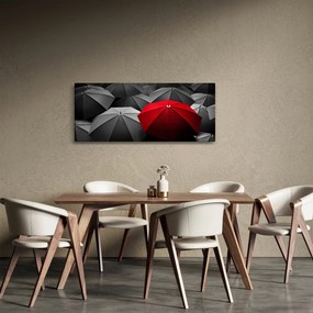 Obraz otvorených dáždnikov (120x50 cm)