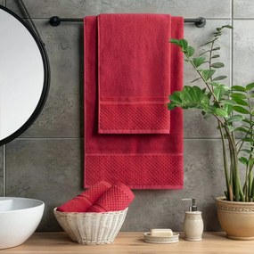 FROTÉ UTERÁK IBIZA9 50X90 CM ČERVENÁ