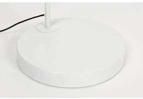 Biela stojacia lampa s textilným tienidlom (výška 220 cm) Martine – White Label