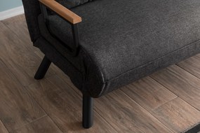 Pohovka futon Samara (Tmavá sivá). Vlastná spoľahlivá doprava až k Vám domov. 1073580