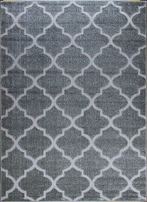 Berfin Dywany, Kusový koberec Lagos 1052 Grey (Silver), 160x220, šedá, chodba / predsieň