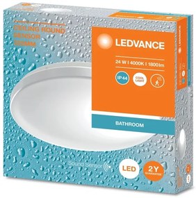 Ledvance - LED Kúpeľňové svietidlo so senzorom CEILING ROUND LED/24W/230V IP44